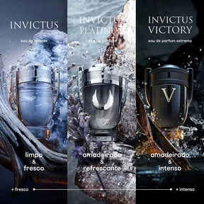 Invictus Platinum Paco Rabanne – Perfume Masculino – Eau de Parfum - 100ml